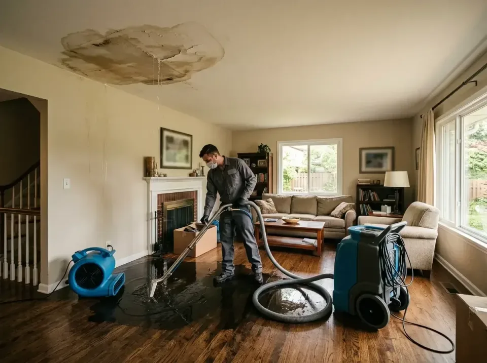 attic-pipe-burst-ceiling-drip-008 — frequently asked questions, Water Damage Restoration & Carpet Care in Willard, MO